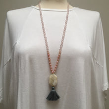 Rose Quartz, Pink Opal & Moonstone Mala - Love & Harmony