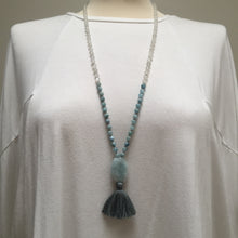 Aquamarine & Moonstone Mala - To Protect & Calm