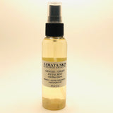 Ground + Uplift Facial Mist:  Neroli + Rose Geranium + Sandalwood with Rose Quartz