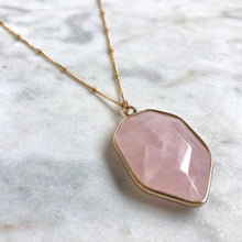 Harmony Necklace - Rose Quartz