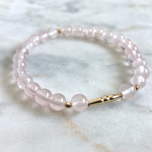 New Kind of Freedom Bracelet - Rose Quartz