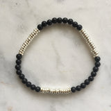Onyx layering bracelet