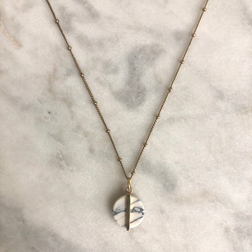 Creation Necklace - Howlite