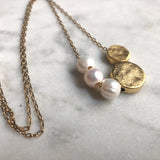 Balance Necklace - Pearl