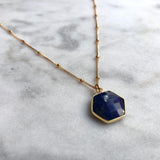 Light Your Path Necklace - Lapis Lazuli