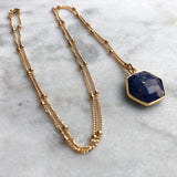 Light Your Path Necklace - Lapis Lazuli
