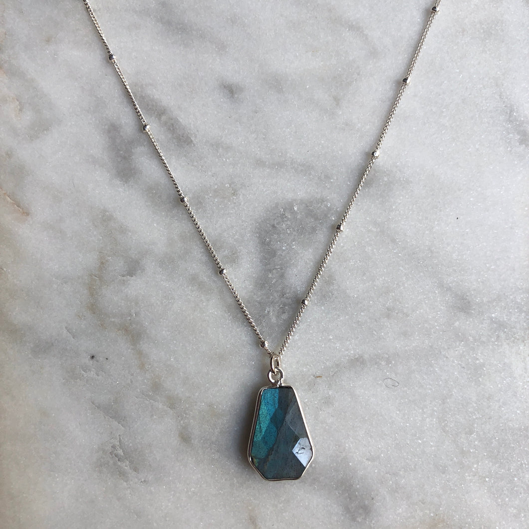Strong Spirit Necklace - Labradorite