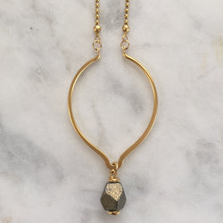 Dharana Necklace - Pyrite