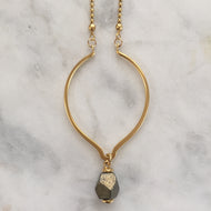 Dharana Necklace - Pyrite