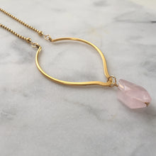Dharana Necklace - Rose Quartz