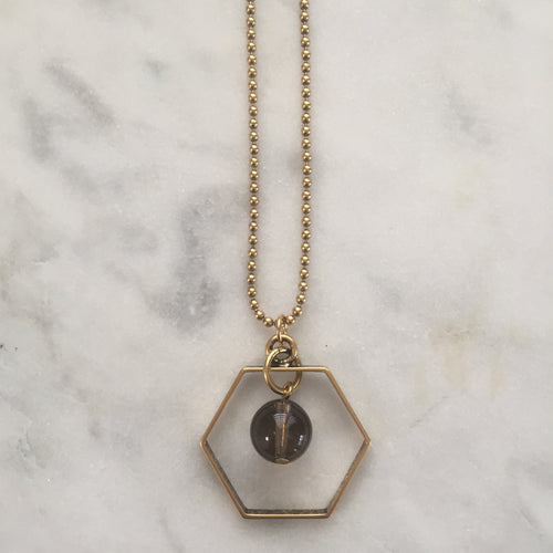 Satya Necklace - Smoky Quartz