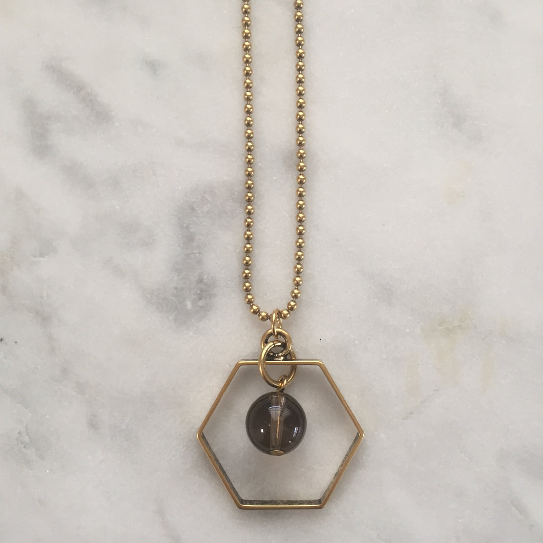 Satya Necklace - Smoky Quartz