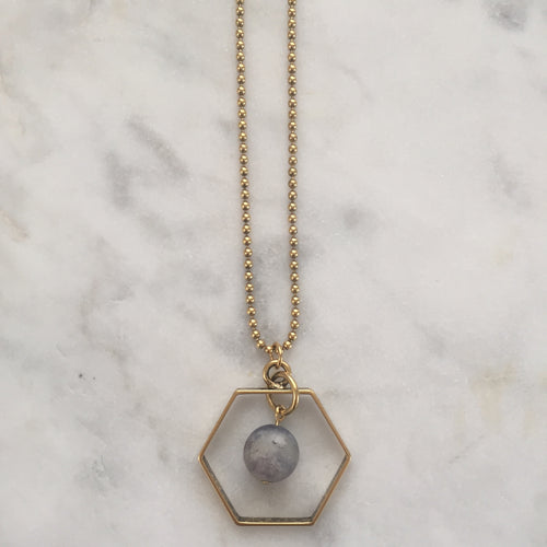 Satya Necklace - Iolite