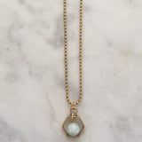 Satya Necklace Mini - Aquamarine