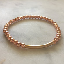 Simplicity Bracelet - Rose Gold Hematite