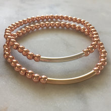 Simplicity Bracelet - Rose Gold Hematite