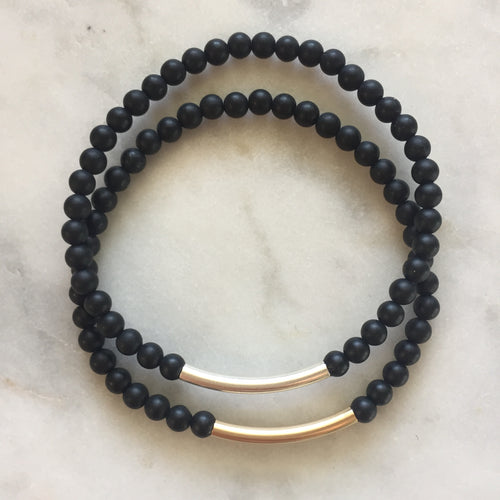 Simplicity Bracelet - Onyx