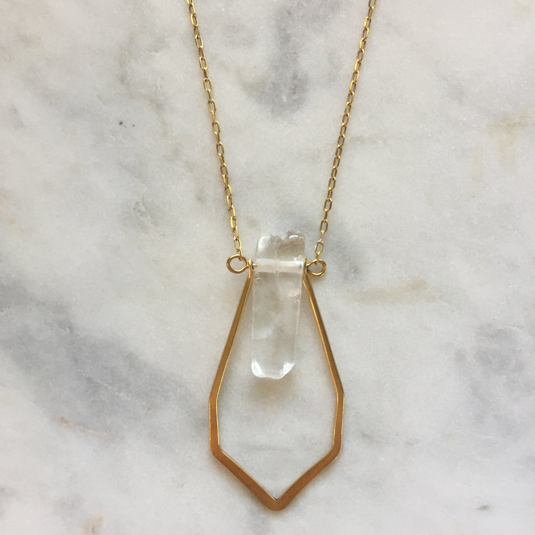 Unity Necklace - Clear Quartz