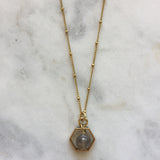 Satya Mini Necklace - Moonstone