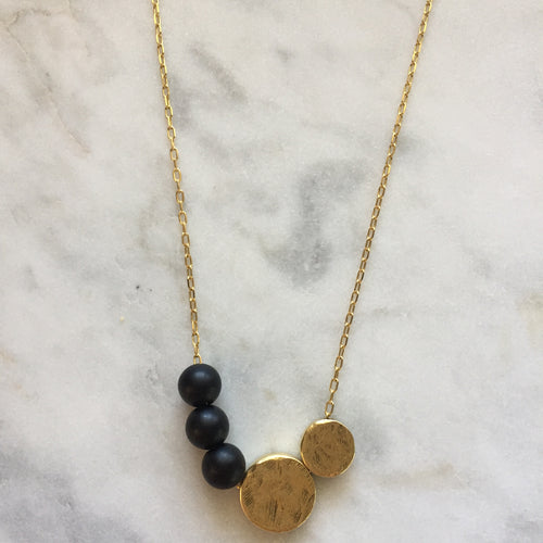 Balance Necklace - Onyx