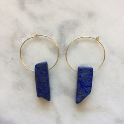 Superconscious Earrings - Lapis Lazuli