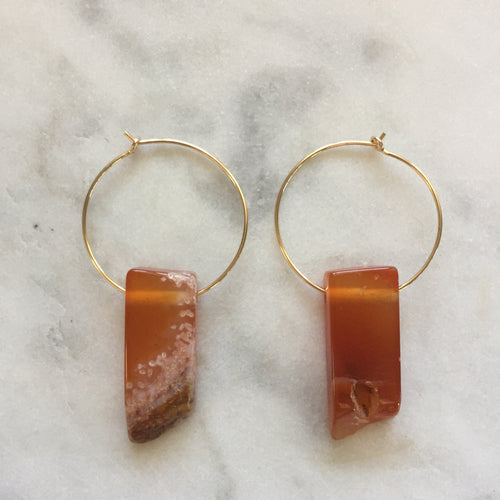 Superconscious Earrings - Carnelian