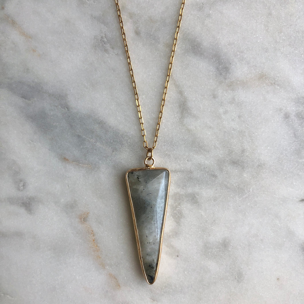 Trika Necklace - Labradorite