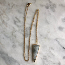 Trika Necklace - Labradorite