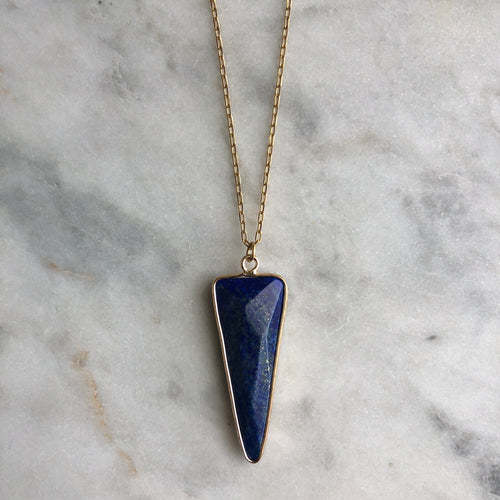 Trika Necklace - Lapis Lazuli