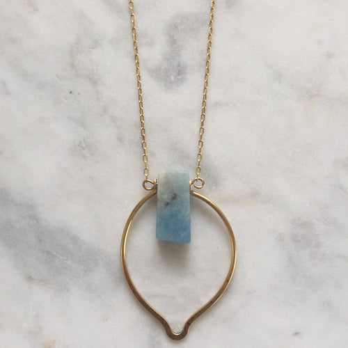 Dhyana Necklace - Aquamarine