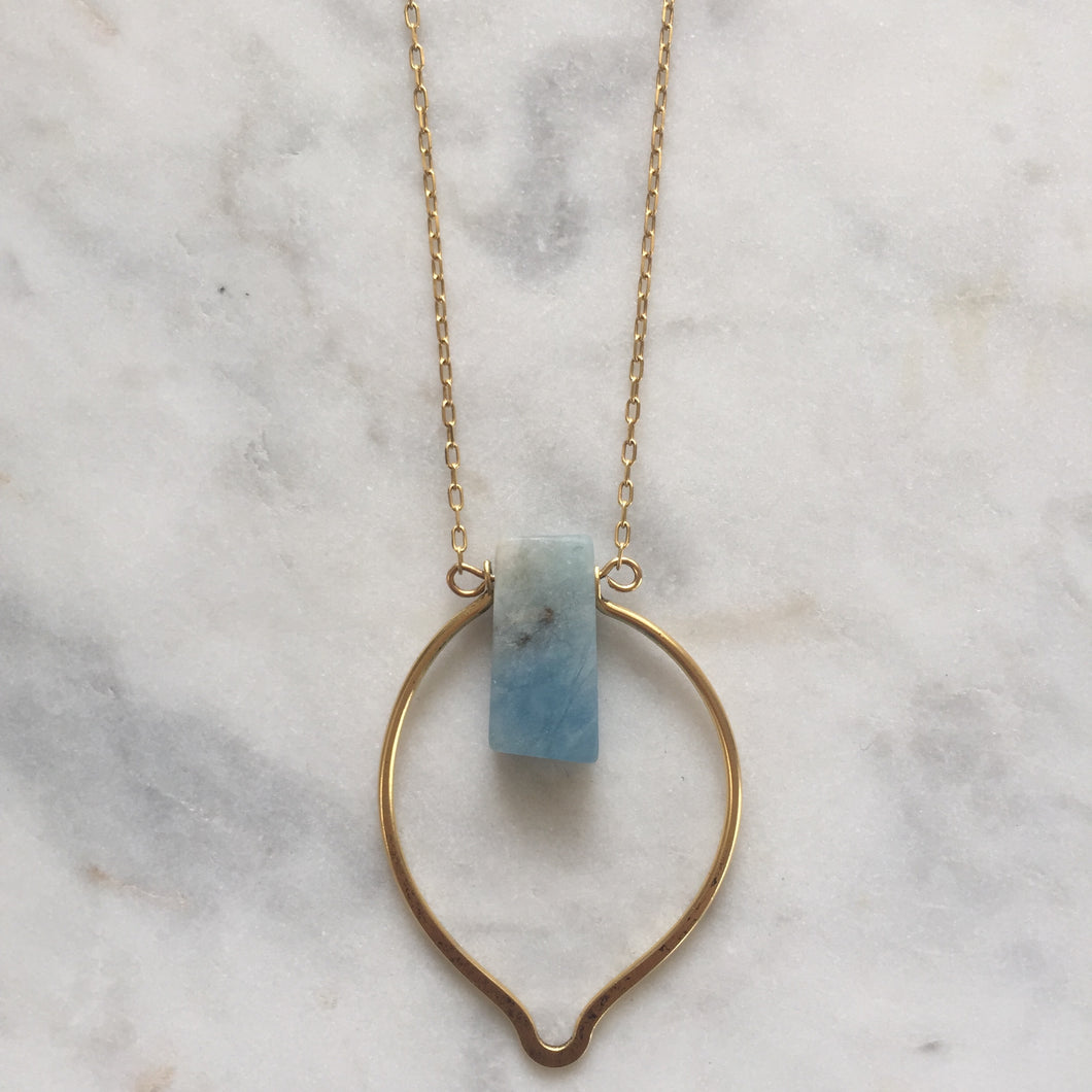 Dhyana Necklace - Aquamarine