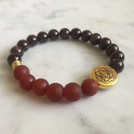 Purity Bracelet - Garnet & Carnelian