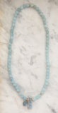 Thou Art That Necklace & Wrap Bracelet - Aquamarine