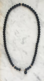 Thou Art That Necklace & Wrap Bracelet - Onyx & Clear Quartz