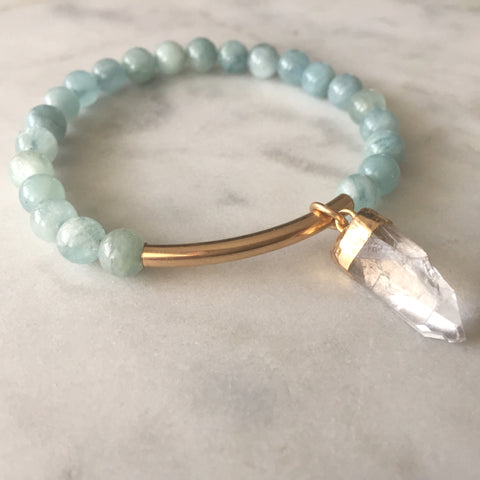 The Healer Bracelet - Aquamarine
