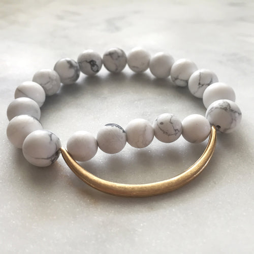 Still the Mind Bracelet - Howlite