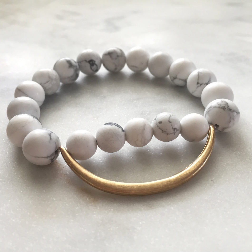 Still the Mind Bracelet - Howlite
