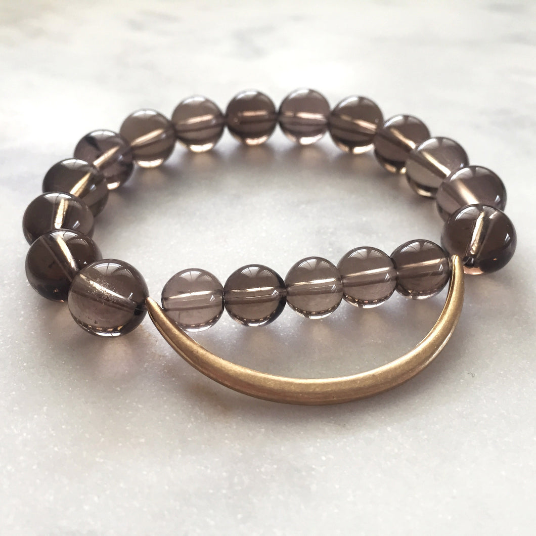 Still The Mind Bracelet - Smoky Quartz
